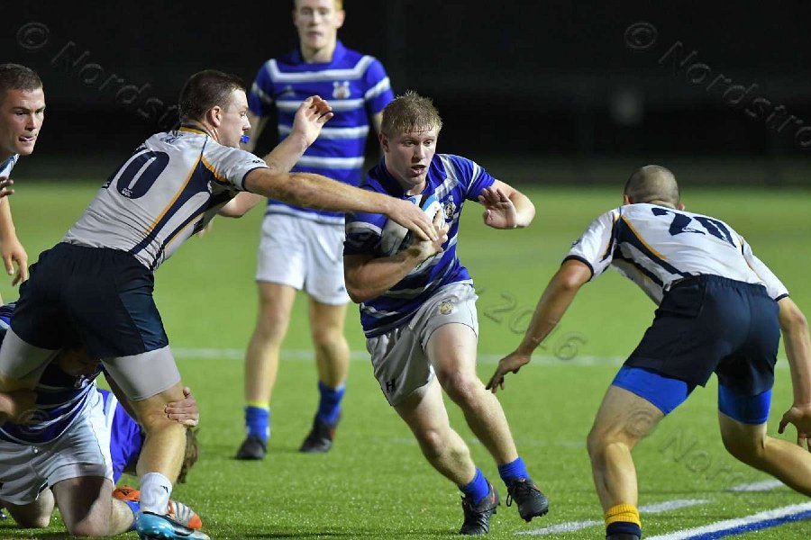 Wheaton Men\'s Rugby vs Mass Maritime.  Photo by Keith Nordstrom